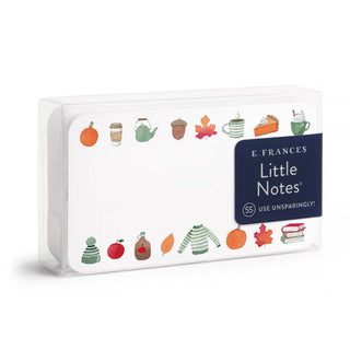 Crisp & Cozy Little Notes® – Mini Notecard Pack, Set of 55