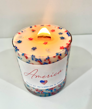 America Candle - Fourth of July