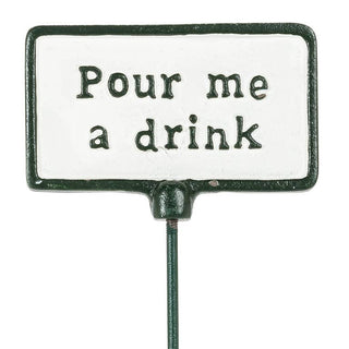 Plant Signs-Antique White-5 Assorted-2x3.5"L