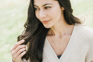 Joined for Life Necklace: Sterling Silver