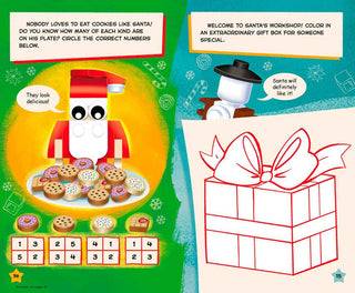 LEGO Christmas Build and Play Box by AMEET Publishing: Kit - Paperback; 48 pages / English