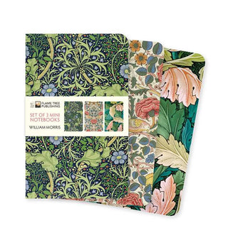 William Morris Set of 3 Mini Notebooks by: Multi-Component - Notebook; 64 pages / English