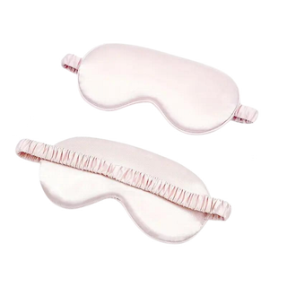 Silky Sleep Eye Mask - Premium Satin - Women's Accessories: Light Purple