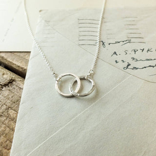 Joined for Life Necklace: Sterling Silver