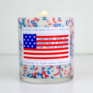 America Candle - Fourth of July