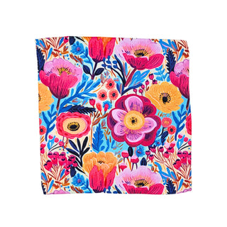 Summer Blooming Flowers Waffle Washcloths - Home Decor