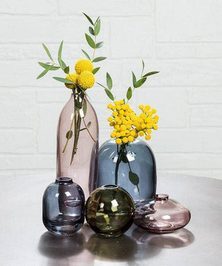Tall Bud Vase-Dark Rose-7.5"H