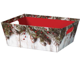 Wide Base Print Market Trays: Black & White / 1 Pack / Large 7.25x9.25"
