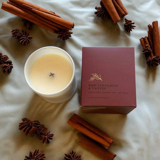 Raw Cinnamon & Cloves l Gold Lid Candle & Boutique Box