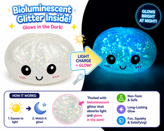 Mystery Glow in the Dark Dumpling Squishy MSDS10