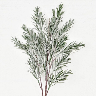 LIMITED BUY - Artificial floral pieces - 9 Choices: Frosted Mistle Toe