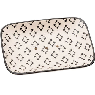 Rectangular soap dish - black