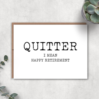Retirement Card