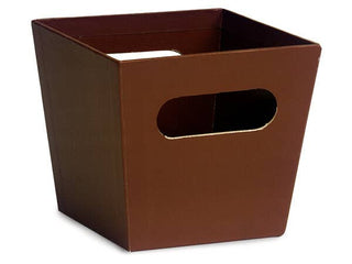 Beveled Tall Market Tray Containers: Black Tall / 6 Pack / Large