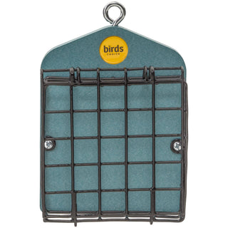 Suet Feeder for Two Cakes in Lake Blue Recycled Plastic