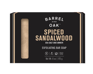 Spiced Sandalwood 6 oz Exfoliating Bar Soap