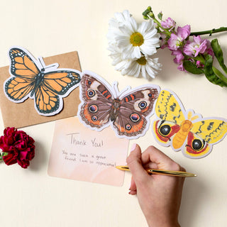 Flutter Friends Butterflies Accordion Greeting Card