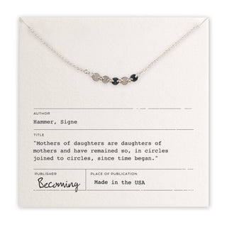 Mothers & Daughters Necklace: Sterling Silver