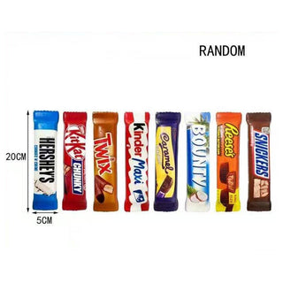 12PCS - Assorted Candy Bar Squeeze Squishy Stress Relief Toy