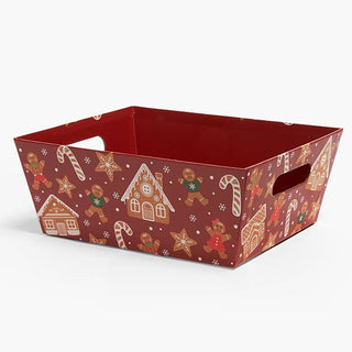 Wide Base Print Market Trays: Holiday Berries X-Large 9.5x12"