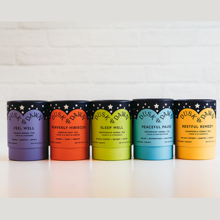 Sleep Well Herbal Tea Tube - 5 Tea Bags Green Eco Gift Idea
