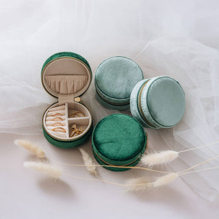 Velvet Jewelry Box – 8 Colors: Sangria
