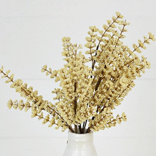 LIMITED BUY - Artificial floral pieces - 9 Choices: Frosted Mistle Toe