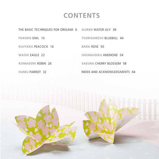 Origami Flowers and Birds by Mari Ono: Paperback; 64 pages / English