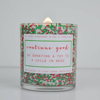 Merry Christmas Candle - Fraser Fir