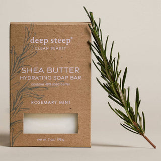 Shea Butter Hydrating Soap Bar - Rosemary Mint 7oz