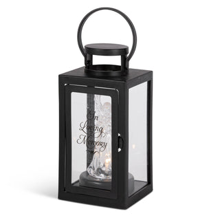 8" Plastic Angel Lantern w/Taper and Timer