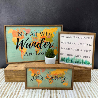 Of All the Paths Hiking Sign - Home Décor