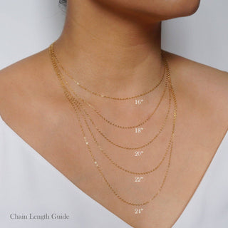Tiny Cross Necklace in 14K Gold Fill (Jada): 14K Gold Fill / 18" Satellite