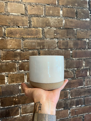 Crackle Glazed/Neutral Pot
