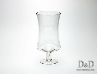PEDESTAL / BLOWN GLASS VASE 19 inch height