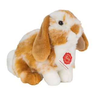 Bunny sitting light brown/white piqued 20 cm - plush toy - S