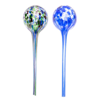 watering globes for indoor plants Indoor, Outdoor Self Watering Plant Aqua Globes Blue-Green