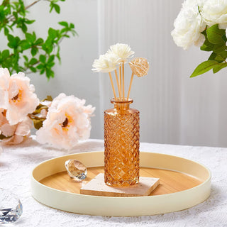 Amber Glass Bud Vase