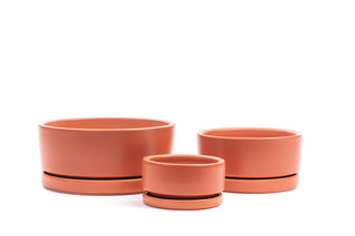 MommaPots 8.25 Low Bowl With Saucer